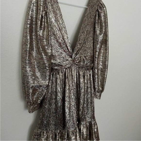 Sabina Musayev Roxana Metallic Mini Dress - Picture 6 of 12